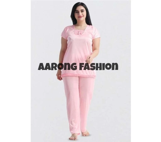 Aarongfashion Nightwear Collection two part Light Pink