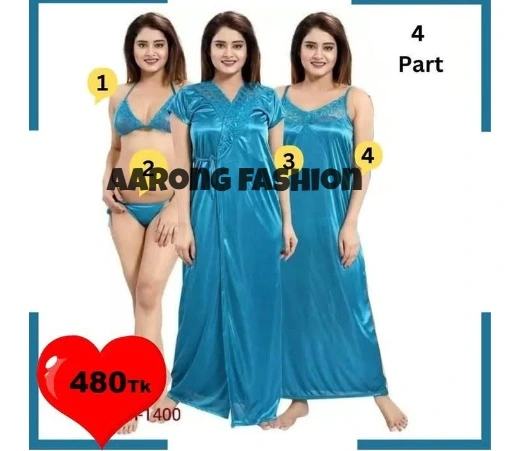 Aarongfashion Nightwear Collection ওল্ড ফোর পার্ট pest Collor